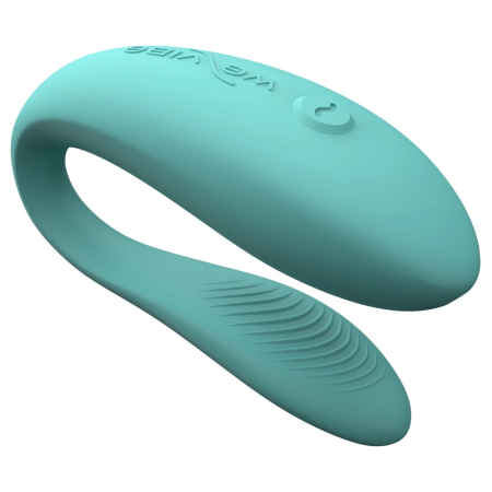 We-Vibe Sync Lite Aqua Wearable Couples Device, App-Controlled, Blue