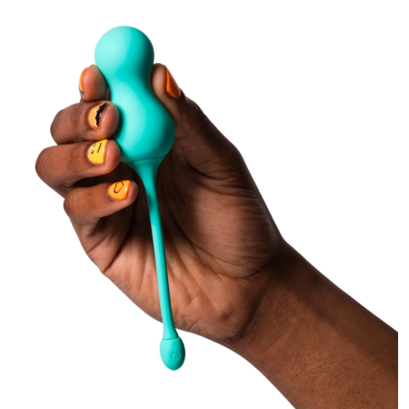 ROMP Cello Silicone Training Vibro-Balls with Remote, Waterproof, 18.2cm