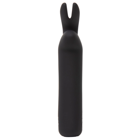 Happy Rabbit Bullet Vibe Black - Compact Rechargeable Intimate Mini Massager