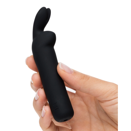 Happy Rabbit Bullet Vibe Black - Compact Rechargeable Intimate Mini Massager