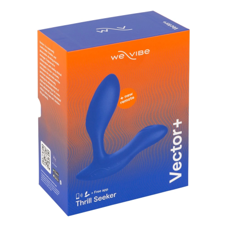 We-Vibe Vector+ Intimate Wellness Device Royal Blue Bluetooth App Control