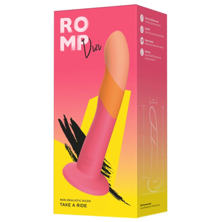 ROMP Dizi Silicone Intimate System with Suction Cup 18cm Purple