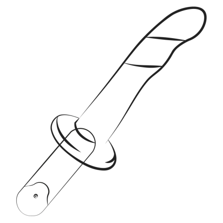 ROMP Dizi Silicone Intimate System with Suction Cup 18cm Purple