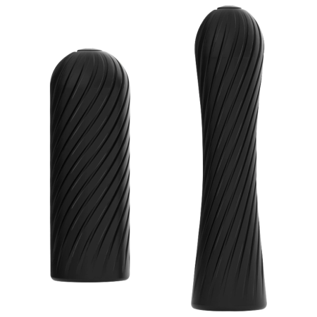 Arcwave Ghost Black Intimate Sleeve CleanTech Silicone 10 cm