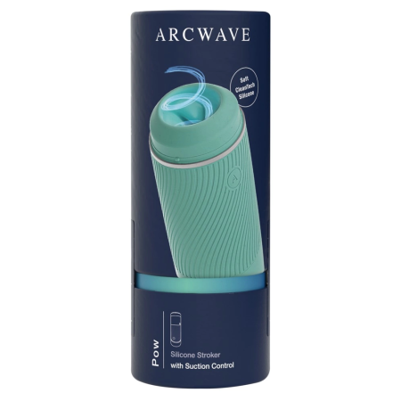Arcwave Pow Mint Manual Intimate Device with Suction Control 18cm