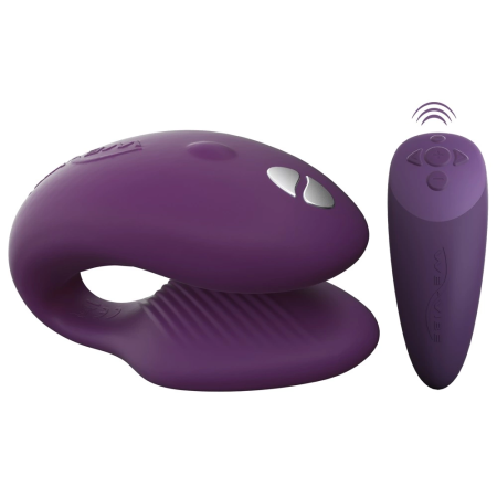 We-Vibe Chorus Intimate Device Purple, Biofeedback Remote, Waterproof
