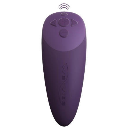 We-Vibe Chorus Intimate Device Purple, Biofeedback Remote, Waterproof
