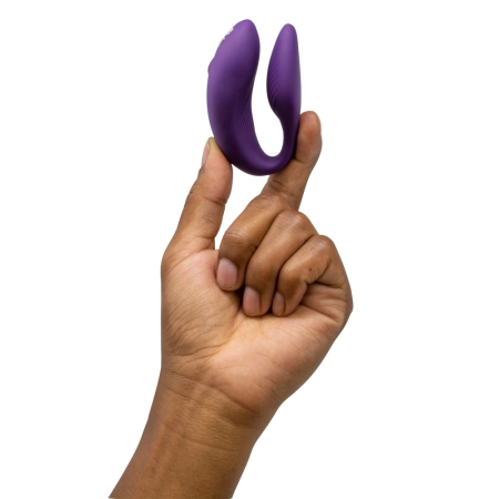 We-Vibe Chorus Intimate Device Purple, Biofeedback Remote, Waterproof