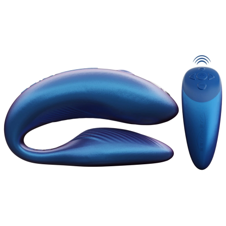 We-Vibe Chorus Intimate Partner Device Cosmic Blue with Remote Control
