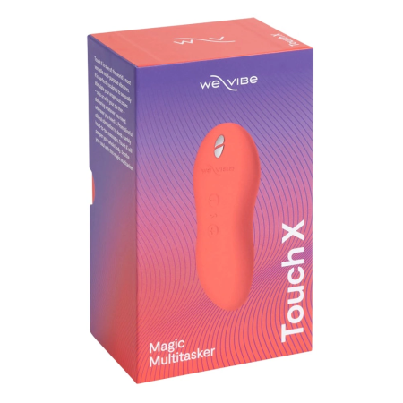 We-Vibe Touch X Crave Coral Rechargeable Massager, 8 Speeds, Waterproof
