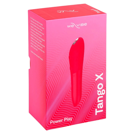 We-Vibe Tango X Cherry Red Compact Intimate Device, 8 Speeds