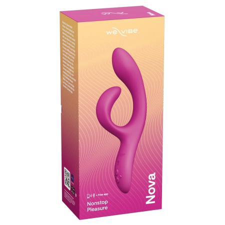 We-Vibe Nova 2 Fuchsia - Dual Action Flexible Intimate Device, 205 mm
