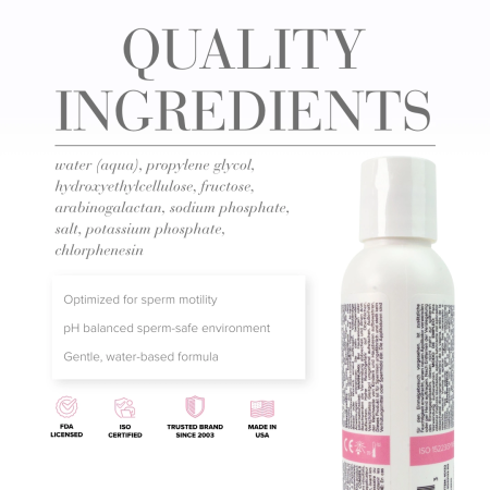 JO Actively Trying Water-Based Lubricant 120ml Paraben-Free, pH Balanced