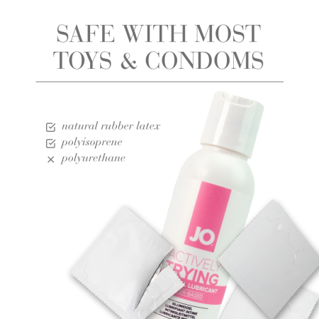 JO Actively Trying Water-Based Lubricant 120ml Paraben-Free, pH Balanced