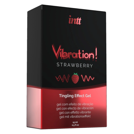Intt Vibration Strawberry 15 ml Stimulation Gel with Fruity Aroma