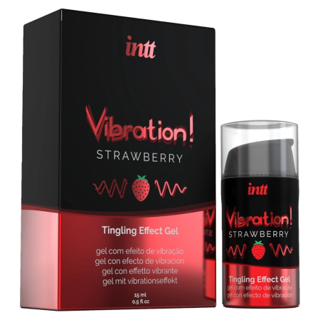 Intt Vibration Strawberry 15 ml Stimulation Gel with Fruity Aroma