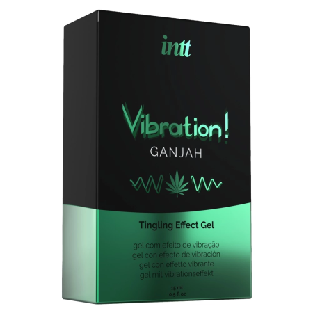 intt Vibration Ganja 15ml Stimulation Gel with Hemp Seed Oil