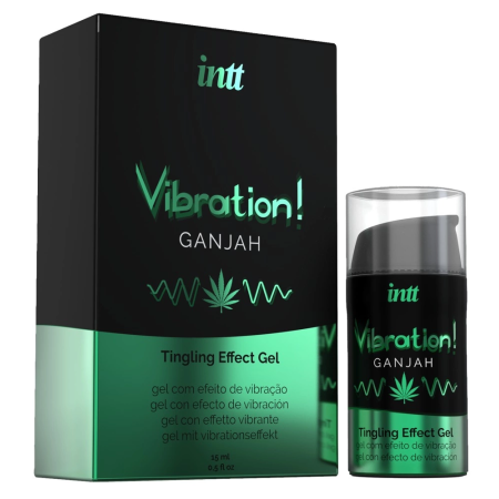 intt Vibration Ganja 15ml Stimulation Gel with Hemp Seed Oil