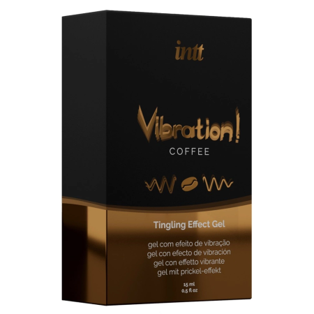 intt Vibration Coffee 15ml Stimulating Gel with Warming Effect