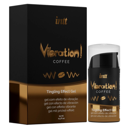 intt Vibration Coffee 15ml Stimulating Gel with Warming Effect