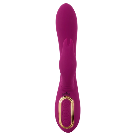 Javida 3-Function Rotating Pearl Silicone Intimate Massager, 23 cm, Purple