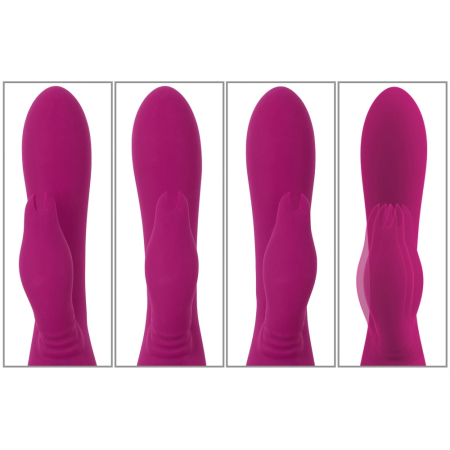 Javida 3-Function Rotating Pearl Silicone Intimate Massager, 23 cm, Purple