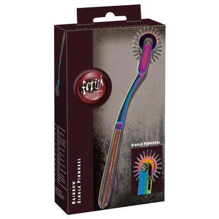 Fetish Collection Rainbow Pinwheel Metal Stimulation Tool 18.5cm
