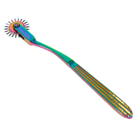 Fetish Collection Rainbow Pinwheel Metal Stimulation Tool 18.5cm