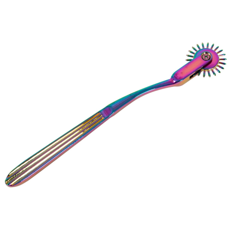 Fetish Collection Rainbow Pinwheel Metal Stimulation Tool 18.5cm
