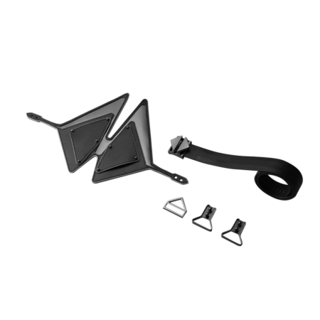 LOCKINK Vixen Adjustable Leather Blindfold Set Black Mask System