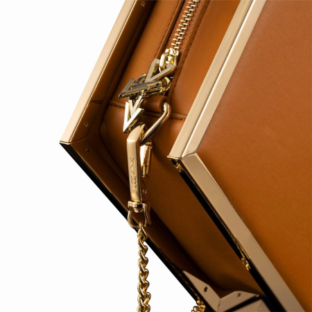 LOCKINK Mysterious Square Kink Bag Brown - Discreet Multi-Compartment Set