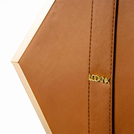 LOCKINK Mysterious Square Kink Bag Brown - Discreet Multi-Compartment Set