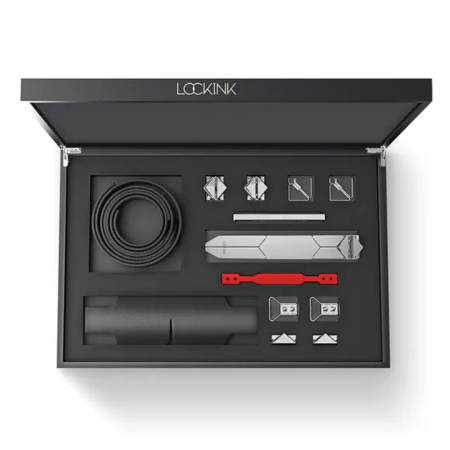 LOCKINK Sensual Bondage & Teasing Set - Black, Complete Kit