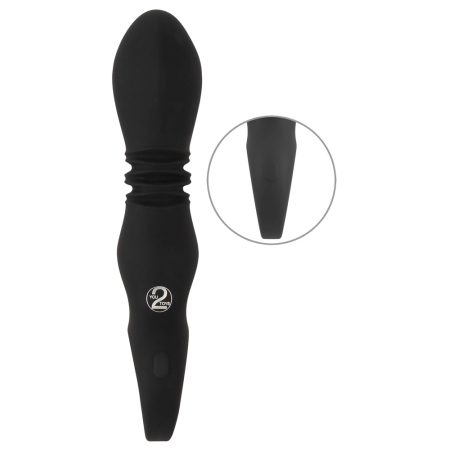 You2Toys Eternal Intimate Thrusting Device Soft Touch Black 17cm