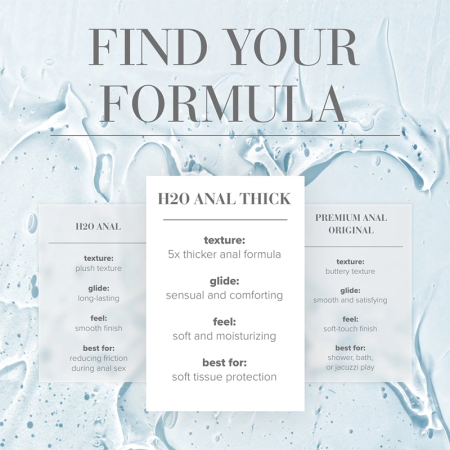 System JO H2O Anal Thick Water-Based Lubricant 60 ml - Extra Cushion Formula