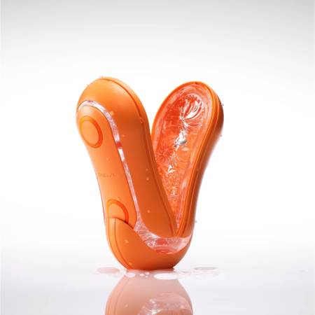 Tenga Flip Orb Sunset Orange Intimate Stimulation Device Soft Touch
