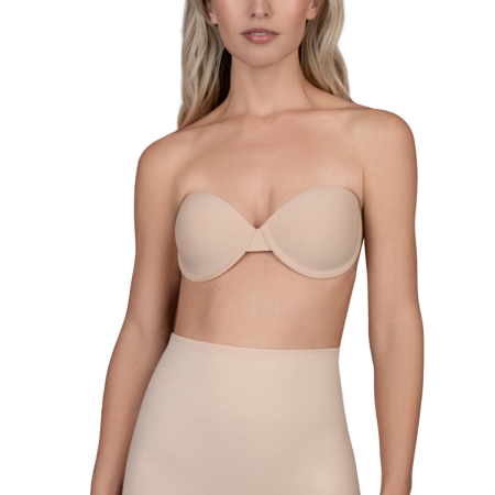 Bye Bra Glam Bra Beige G - Strapless Reusable Adhesive Support