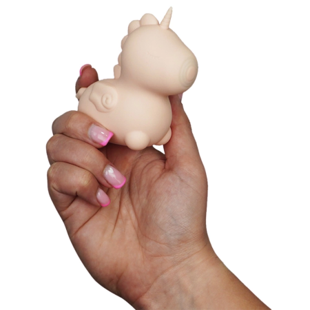 Unihorn Heart Throb Intimate Dual Motor Silicone Device, Pink, 9 cm