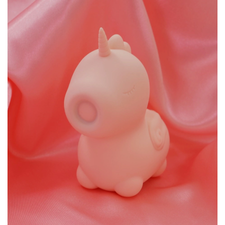 Unihorn Heart Throb Intimate Dual Motor Silicone Device, Pink, 9 cm