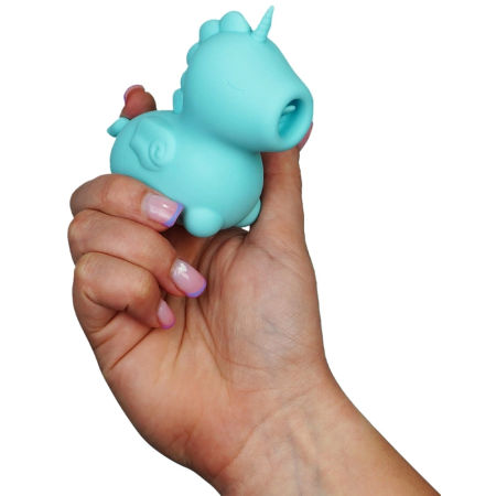 Unihorn Mount'n Peak Lay-On Intimate Massager Dual Motor Silicone 9cm