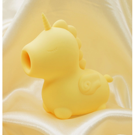 Unihorn Bean Blossom Lay-On Intimate Massager Dual Motor Silicone 9cm