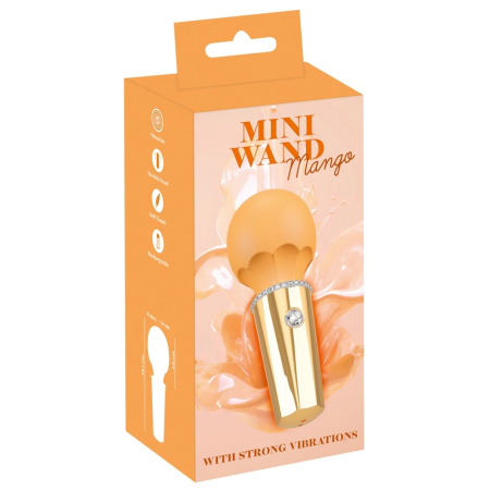 You2Toys Mini Wand Mango Compact Rechargeable Massage Device Orange