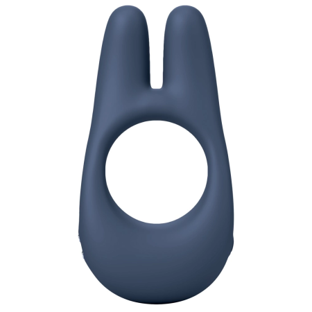 JimmyJane Deimos Intimate Silicone Ring with Dual Motors, 10 Modes, Black