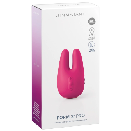 JimmyJane Form 2 PRO Pink Dual-Motor Compact Silicone Model