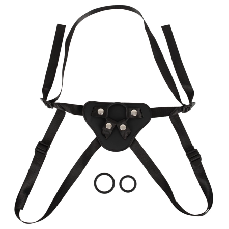 Vegan Fetish Strap-On System S-L Adjustable, Leather-Effect, Vegan Material