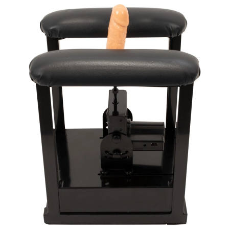 The Banger Sit-On Climaxer Adjustable Intimate Machine with Remote, Black