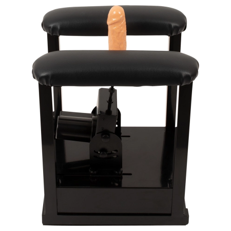 The Banger Sit-On Climaxer Adjustable Intimate Machine with Remote, Black