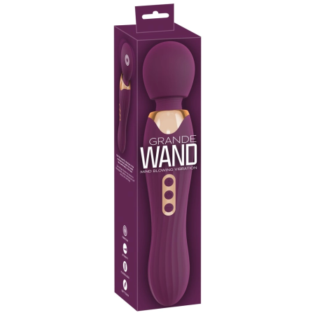 You2Toys Grande Wand Purple - Powerful Rechargeable Massage Device 29.3cm