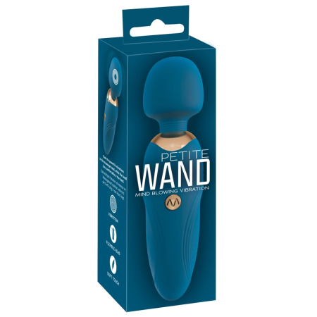 You2Toys Petite Wand Blue - Compact Rechargeable Massage Device 14.5cm