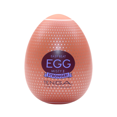 Tenga Egg Misty II Flexible Intimate Device Brown 1 pc